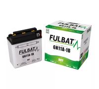 BATTERIE MOTO FULBAT DRY 6N11A-1B 6V 11,6AH 90A
