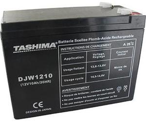 Batterie Motoculture Tashima 12v, 10a Adaptable Pour Ecomower. L: 151, L: 63, H:110mm, + à Gauche 100% étanche. - Batterie à Met