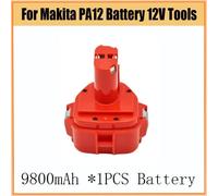 Batterie Ni-MH 12V - Batterie de remplacement PA12 - 9800 mAh, haute capacité - Rechargeable - Pour outils électriques sans fil - 1 pièce