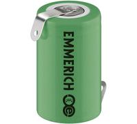 Batterie NiMH 1/2A, connecteur à souder Z, 1,2 V, 950 mAh, 1 pièce