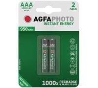 batterie NiMh AgfaPhoto AAA 950 mAh Direct Energy (2 pièces)
