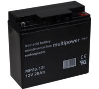 Batterie plomb-acide Powery (multipower) MP20-12I remplacement pour FIAMM type FG21803