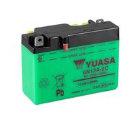 Batterie plomb/acide YUASA sans pack d'acide - 6N12A-2C/B54-6