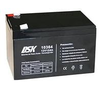 DSK 10364 - Batterie au plomb scellée AGM Gel 12V 12Ah. Idéal pour tout appareil de mobilité électrique. Prend en charge des cycles d'utilisation plus longs. S'il casse, le gel ne se renverse pas.