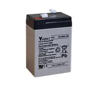 Batterie Plomb Etanche AGM VRLA Y4-6 Yuvolt Yucel Yuasa 6V 4Ah