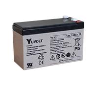 Batterie Plomb Etanche AGM VRLA Y7-12 Yuvolt Yucel Yuasa 12V 7Ah