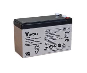 Batterie Plomb Etanche AGM VRLA Y7-12 Yuvolt Yucel Yuasa 12V 7Ah