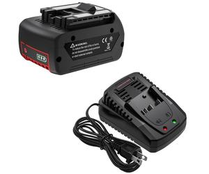 Batterie pour Bosch 18V, capacité 6,0Ah, composition lithium-ion , 1 B 1C
