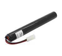 Batterie pour éclairage de secours NiMH 4,8 V 4 000 mAh L1x4 Baby C avec câble de 80 mm et fiche, compatible avec SEC AKU0038