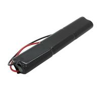 Batterie pour éclairage de secours NiMH 7,2 V 1000 mAh L2x3, format AA, avec câble de 200 mm à une extrémité, compatible avec le modèle Willing WI201194