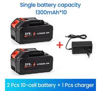 Batterie pour Makita - Batterie de remplacement - 13000 mAh - 2 x 10 cellules - Compatible avec les modèles BL1860B, BL1860 et BL1850