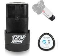 Batterie FISHTEC pour Mini Meuleuse 12V 1,5 Ah Noir G