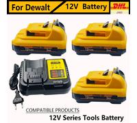 Batterie pour niveau laser DEWALT DW089LG 12V. Pour batterie Dewalt 12V DCB120 DCB124 DCD701F2, outils électriques/niveau laser. 12V 3AH X3 ChargerX1