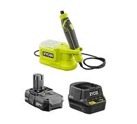 Ryobi RRT18-0 Batterie pour outil de tournage, 18 V, 4400/23000 tr/min, Kit 2,0 Ah