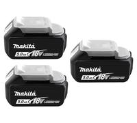Batterie pour outil sans fil, 18V, lithium-ion, capacité de 6000 mAh, compatible avec les outils Makita 18V 5AhX3