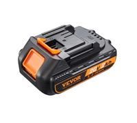VEVOR Batterie pour Outil Sans Fil Lithium-ion 20 V 2,0 Ah Batterie de Remplacement pour Batteries d'Outils Électriques de Haute Capacité Compatible avec les Outils Outils Électriques Sans Fil 20 V