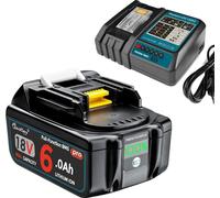Batterie pour outils électriques 18V, haute capacité, système de protection fiable, ensemble combiné B
