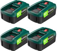 Batterie pour outils électriques - PBA 18 V Li-Ion - >3500 mAh, rechargeable, batterie de rechange compatible, batterie seule - rose