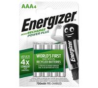 Energizer Accumulateur Ni-MH Power Plus HR03 (AAA) 700 mAh – Lot de 4