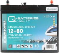 Batterie Q-Batteries 12-80 LiFePO4 12,8V 80Ah avec Bluetooth