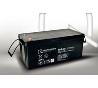 Batterie Q-Batteries 12LC-225, 12 V, 243 Ah, technologie AGM, batterie de cycle profond