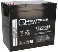 Batterie Q-Batteries 12LCP-56, 12 V, 56 Ah, technologie AGM, batterie de cycle profond