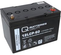 Batterie Q-Batteries 12LCP-60, 12 V, 63 Ah, technologie AGM, batterie de cycle profond