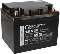Batterie Q-Batteries 12LS-38, 12 V, 38 Ah, technologie AGM, conforme à la norme VdS G112007