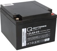 Batterie Q-Batteries 12LSX-24, 12 V, 24 Ah, technologie AGM, durée de vie de 10 ans