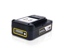 Batterie Rechange Compatible avec Kärcher Battery Power 18V / 2,5Ah Lithium-ION - Affichage en Temps réel, extrêmement Robuste, résistant aux Projections d'eau