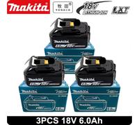 Batterie rechargeable 100% originale Makita 18V 6,0Ah pour outils électriques Makita 18V BL1830 BL1830B BL1840 BL1840B BL1850 BL1850B Makita charger EU