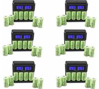 Batterie rechargeable, 3,7V, 2800mAh, 48xBatterie 24Chargeur, 37V-a