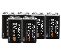 Batterie rechargeable, 9V, capacité de 1200 mAh, 6 piles, 6 piles