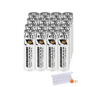 Batterie rechargeable AA Li-Ion, capacité 3500mWh, idéale pour les télécommandes, vert