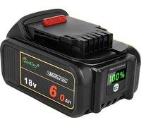 Batterie rechargeable, capacité 6Ah, tension 18V, type Li-Ion, 1 pc batterie 6Ah