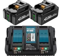Batterie rechargeable, capacité 8000 mAh, caractéristiques de sécurité, chargeur 2x8,0 Ah 6 A