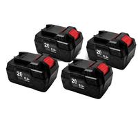 Batterie rechargeable, capacité de 6000 mAh, compatible avec les outils Parkside, lot de 4 batteries 20V 6.0Ah