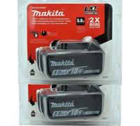 Batterie rechargeable, capacité de 6000 mAh, compatible avec plusieurs outils, modèle Makita 18V 5.0AhX2