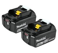 Batterie rechargeable, capacité de 6000 mAh, dotée de caractéristiques de sécurité, lot de 2 batteries de 6,0 Ah