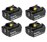 Batterie rechargeable, capacité de 6000 mAh, dotée de dispositifs de sécurité, lot de 4 batteries de 6,0 Ah