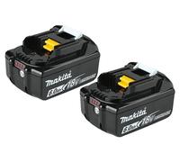 Batterie rechargeable, compatible 18V, capacité 6,0 Ah, lot de 2 batteries Makita 6Ah, 18V-c