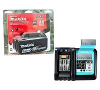 Batterie rechargeable, compatible avec les outils électriques, multiples fonctions de protection, chargeur LED 6Ah x 1, 18V