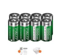 Batterie rechargeable de taille D, capacité 10000mAh, rechargeable par USB, 1,5V, 8 pièces D-Batterie