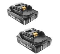 Batterie rechargeable, haute capacité 90Ah, indicateur LED, 18V, pack de 2 3000mAh