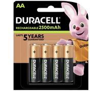 Batterie Rechargeable HR6/AA 2500 mAh - 4 pcs. Duracell