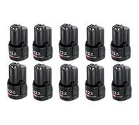 Batterie rechargeable Li-ion 12V 3000mAh compatible Bosch - Lot de 10