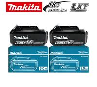 Batterie rechargeable Makita 18V 6,0Ah 100% originale, pour outils électriques Makita BL1830 BL1830B BL1840 BL1840B BL1850 BL1850B 4PCS 6.0Ah