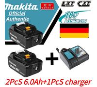 Batterie rechargeable Makita 18V 6,0ah 100% originale, pour outils électriques Makita BL1830 BL1830B BL1840 BL1840B BL1850 BL1850B 6Ahx3