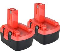 Batterie rechargeable pour Bosch, capacité 3500 mAh, tension 14,4V, 2 pièces