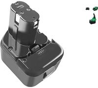 Batterie rechargeable pour Hitachi EB1212S, capacité 3500mAh, technologie Ni-MH, 1 pièce de pâte